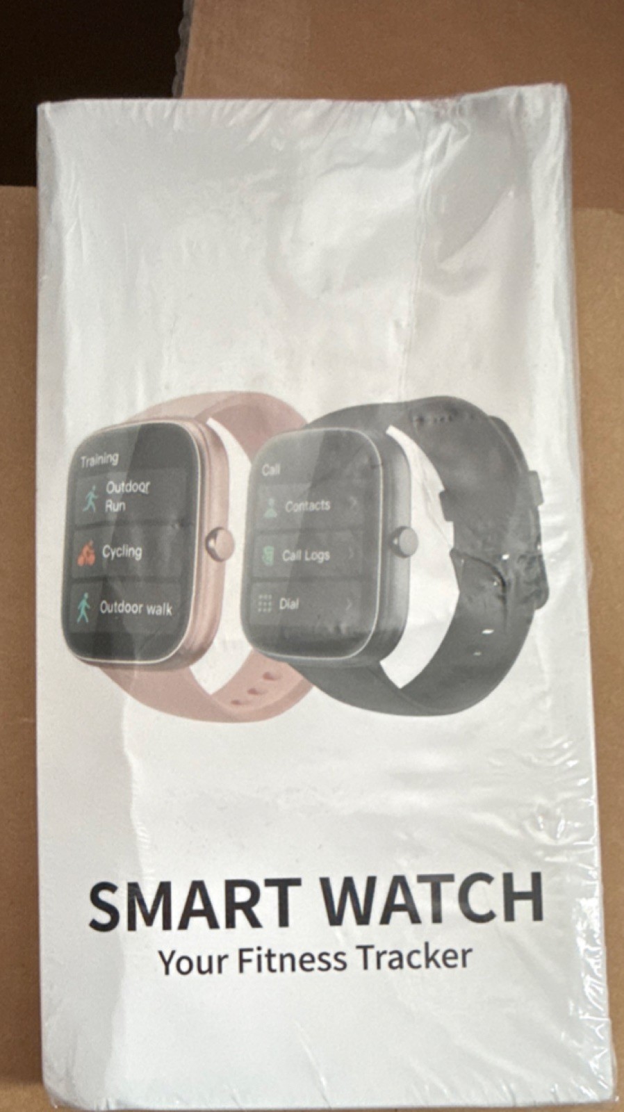 D Fit Touch Screen Smart Watch Pink Black Silicone Band Fitness Tracker
