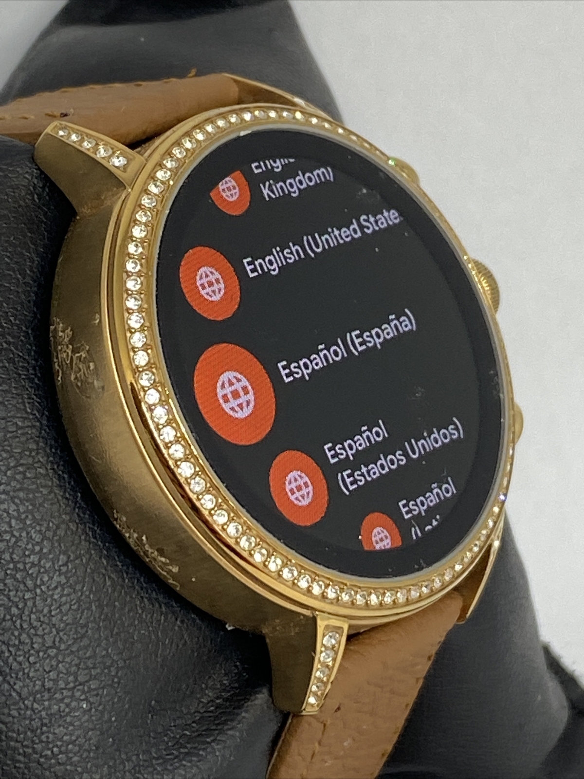 Fossil Gen 4 Authentic Digital Dial Smart Watch Custom Band FTW6011 CO159