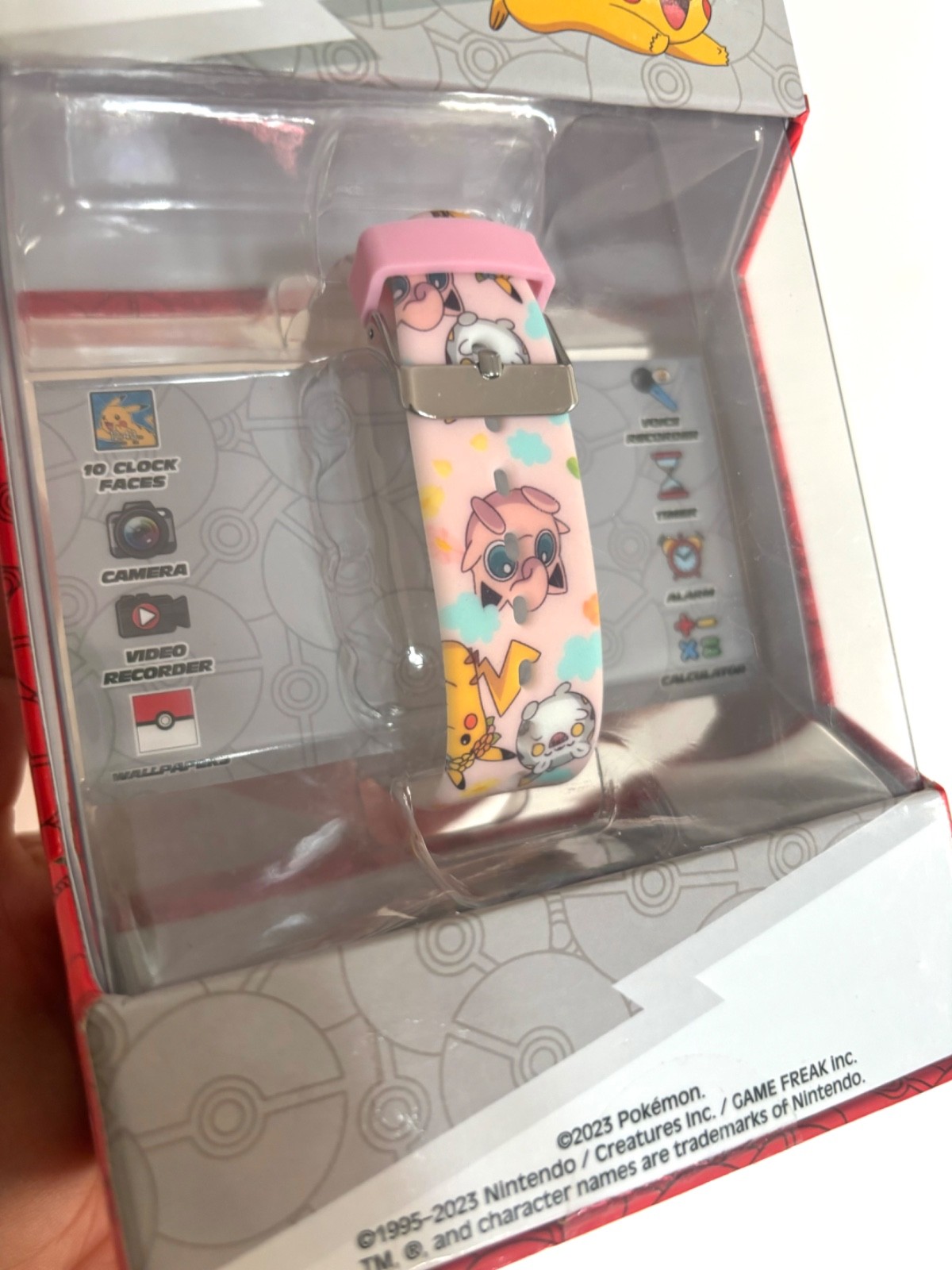 NEW 2023 GIRLS NINTENDO POKEMON Card Collector Game SMART WATCH