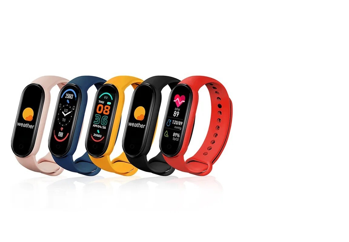 M6 Band Bracelet Fitness Wristband reloj inteligente Sport Smart Watch 6 Band fo
