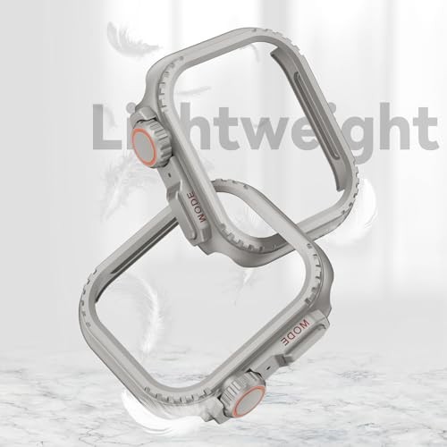 1 Pack Metal Case for Apple Watch Series 10 46mm Durable Full-Coverage Stainless