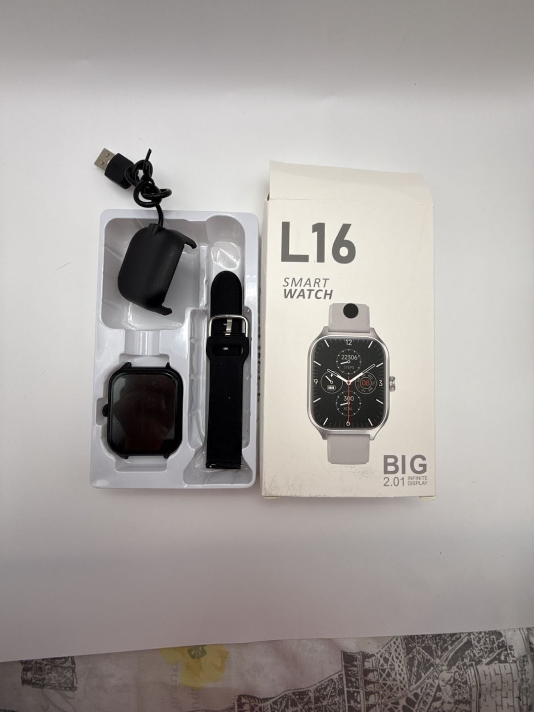 HiWatch Pro L16 Smart Watch 2.01 Infinite Display Fitness Tracker
