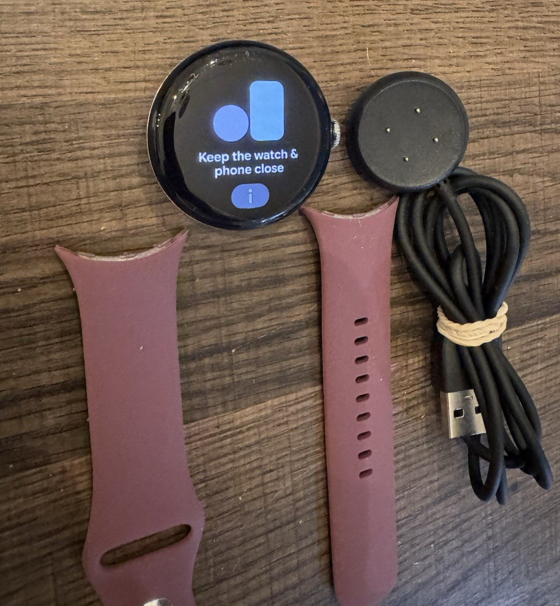 Google Pixel watch 2 41mm WIFI/GPS Silver Good