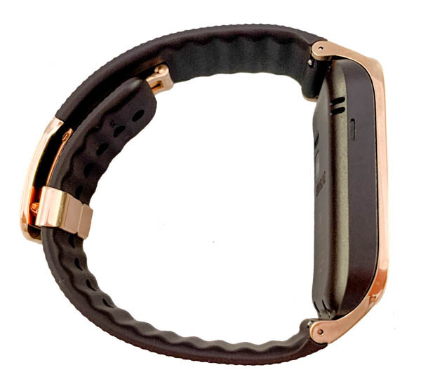 Samsung Watch Gear 2 SmartWatch w. Front Camera – Black and Brown