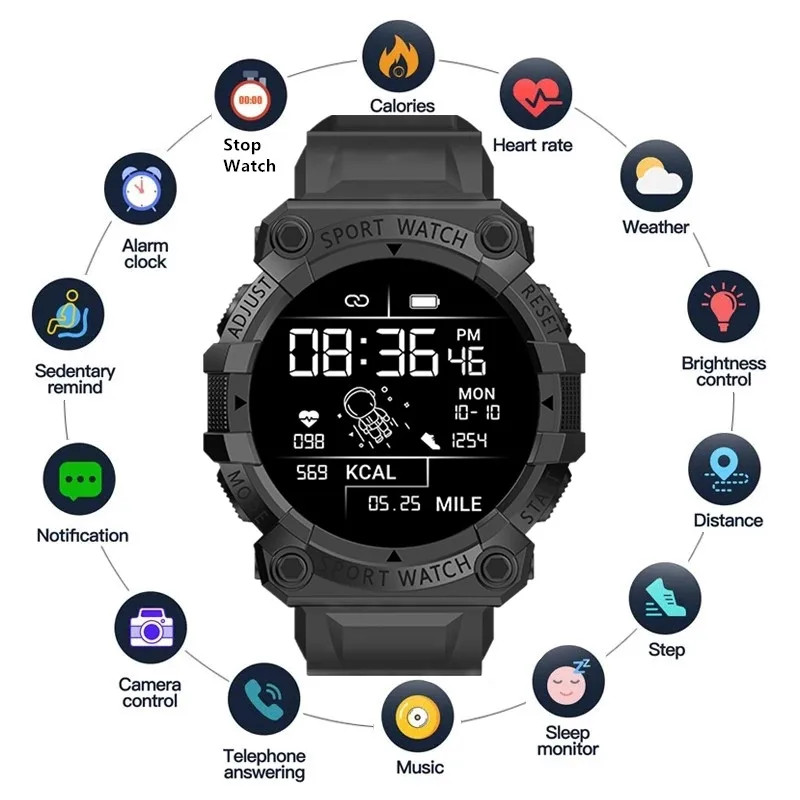 New Smart Watch Men Women Bluetooth Smartwatch Touch Smart Bracelet.