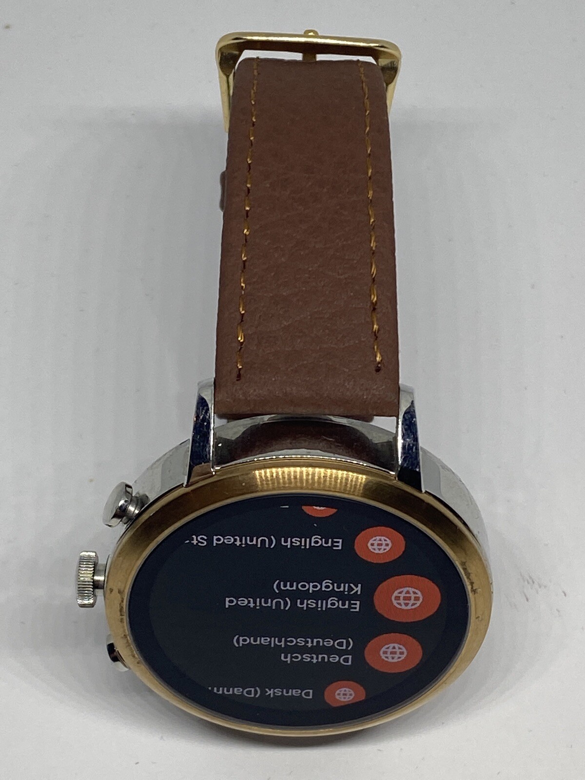 Fossil Gen 4 Authentic Digital Dial Smart Watch Custom Band FTW6016 AB425