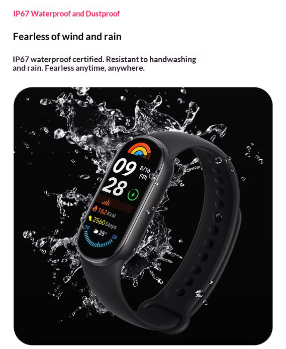 Smart M9 Fitness Tracker Watch Heart Rate Sleep Blood Oxygen Waterproof band SOS