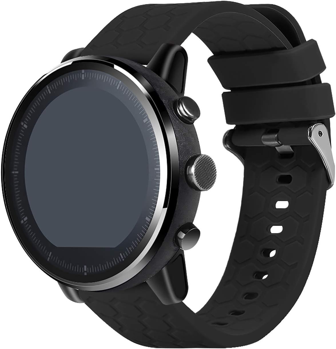 Comfortable Silicone Watch Band with Quick Release Pins for Easy Installation