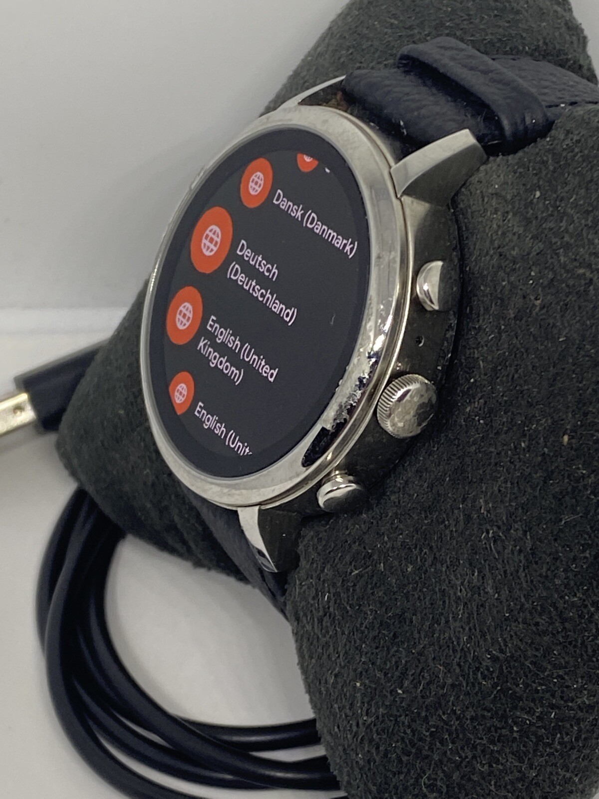 Fossil Gen 4 Authentic Digital Dial Smart Watch Custom Band FTW6011 AB468