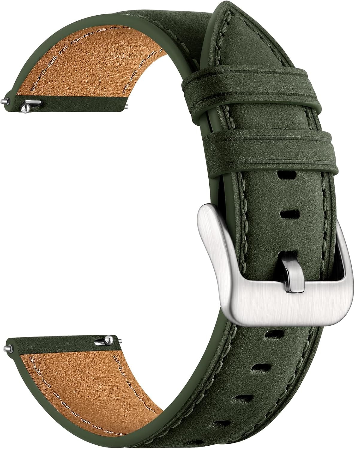 20mm Leather Strap Compatible with Garmin Vivoactive 5/Venu 4 Quick Release