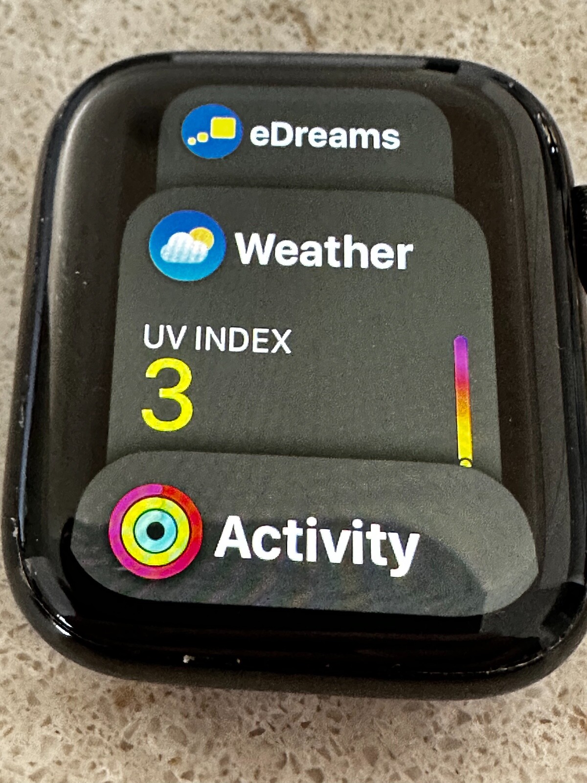 Apple Watch Series 4 44 mm S/S Case with Red/Black Sport Band GPS+ CEL