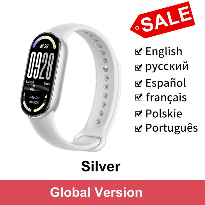 Global version of Xiaomi smart bracelet 10 1.72-inch AMOLED display watch 5ATM