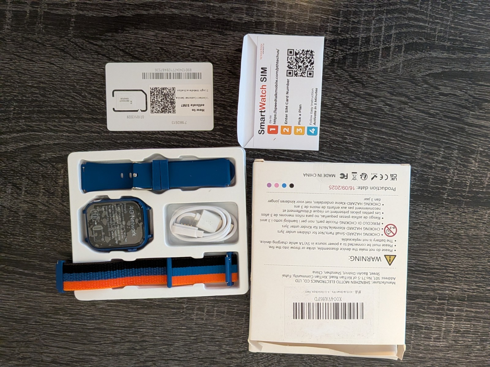 4G Kids Smart Watch for Boys Girls, Kid Watch Phone Ages 4-12 with Call, GPS,…