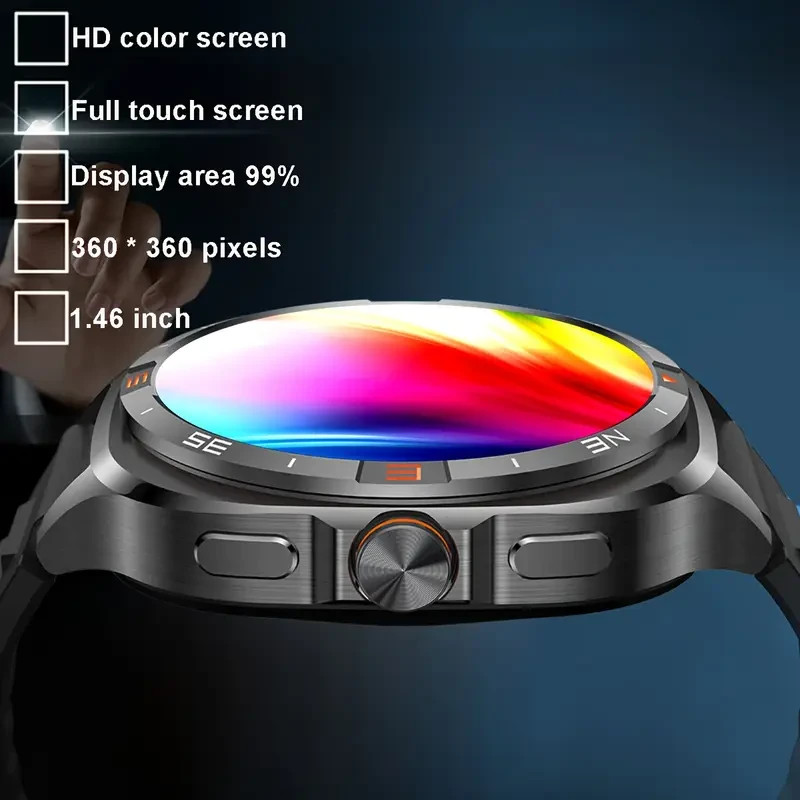 COIUSOR Smart Watch w/ GPS, Send Receive Calls, 100+ Sports Modes & Apps & More
