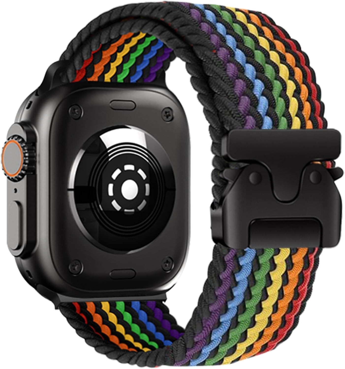 Nylon Braided Band for Apple Watch Ultra/Series 8 49mm 46mm 45mm 44mm 42mm