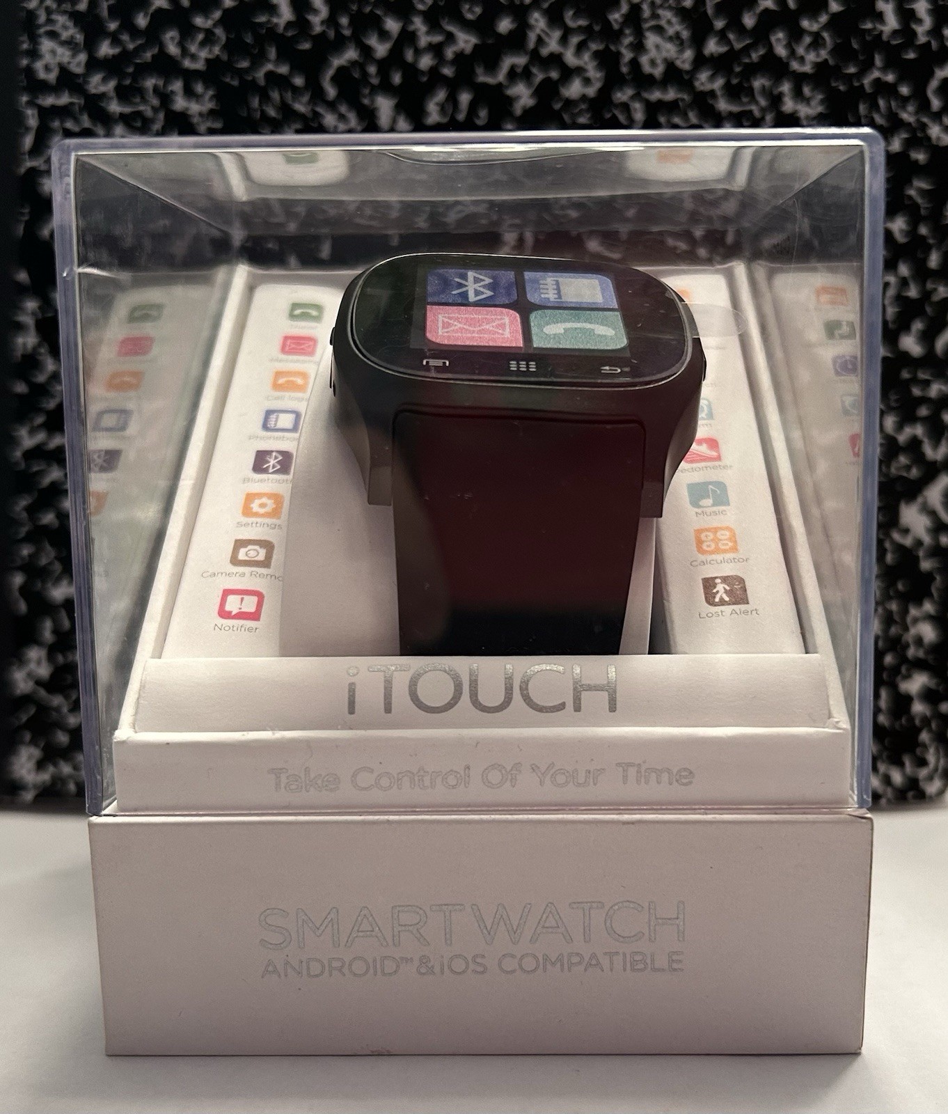 iTOUCH Smartwatch Android & iOS Compatible Black NIB