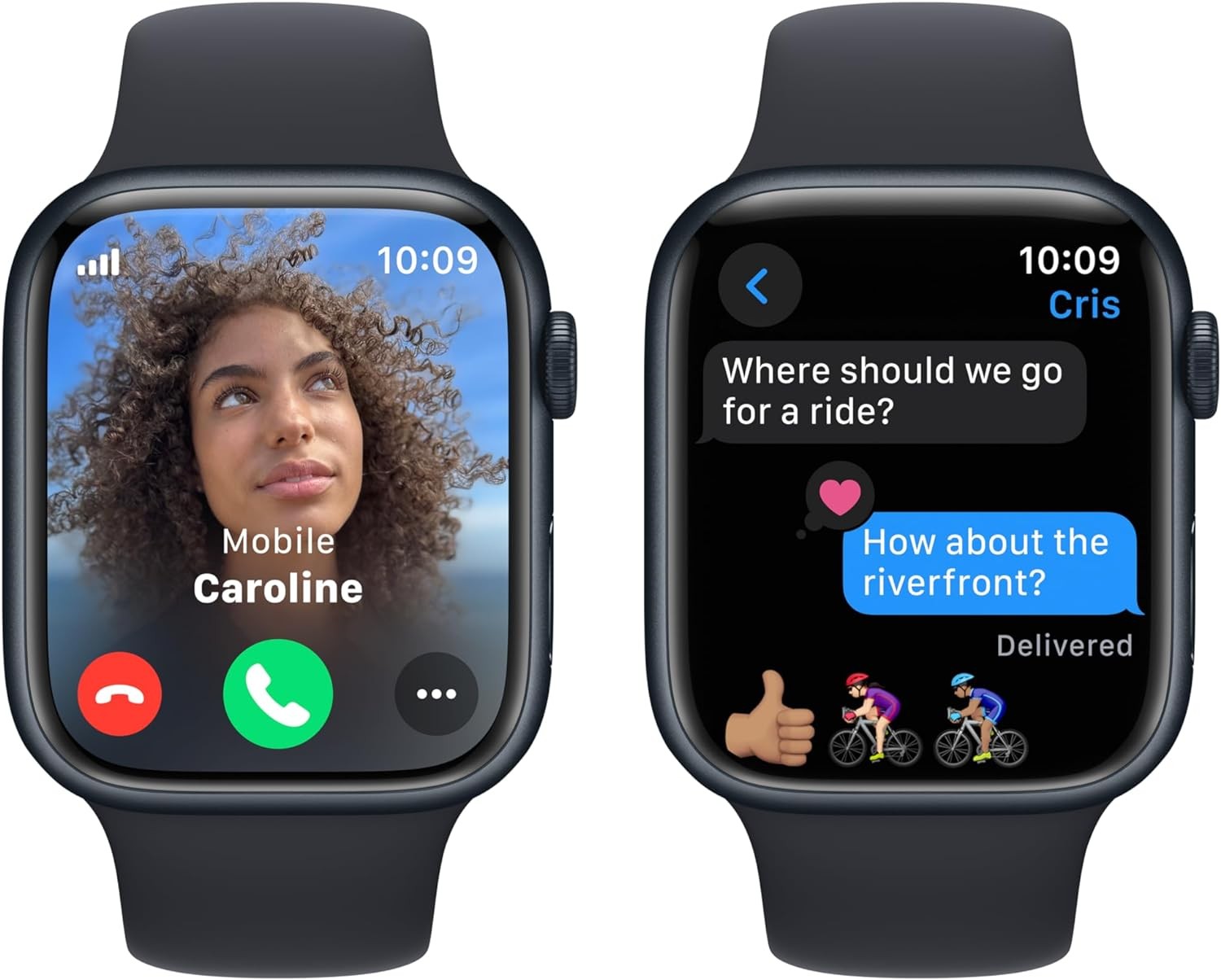 Apple Watch Series 9 (GPS + LTE) 45MM – Midnight Aluminum Case & Midnight Sport