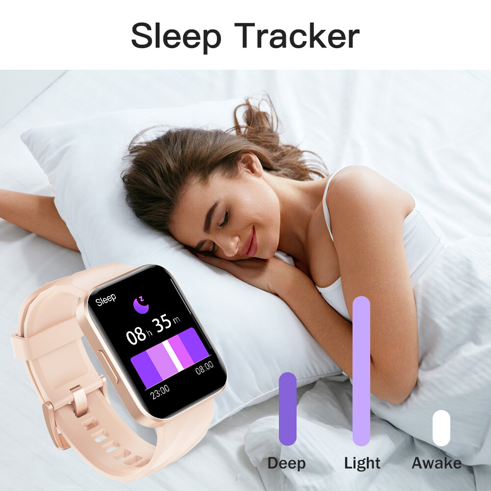 Smart Watch for Women Men Waterproof Watch Compatible with iPhone/Android Phones