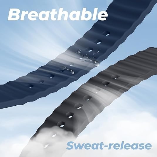 3 Pack Soft Silicone Strap Compatible with Samsung Galaxy Watch 7 Ultra