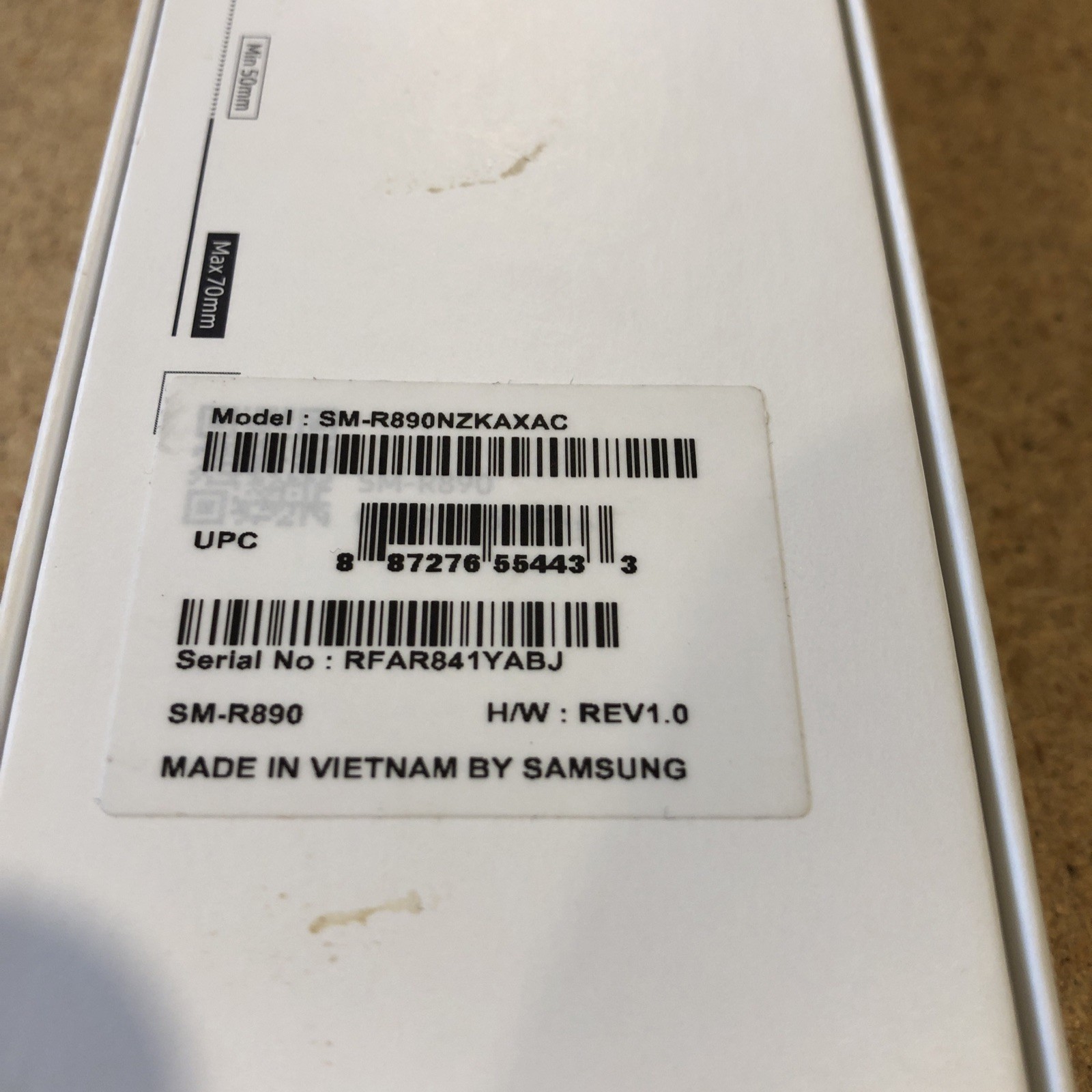Samsung Galaxy Watch 4 Classic 46mm GPS Wifi Smartwatch SM-R890 Black M/L