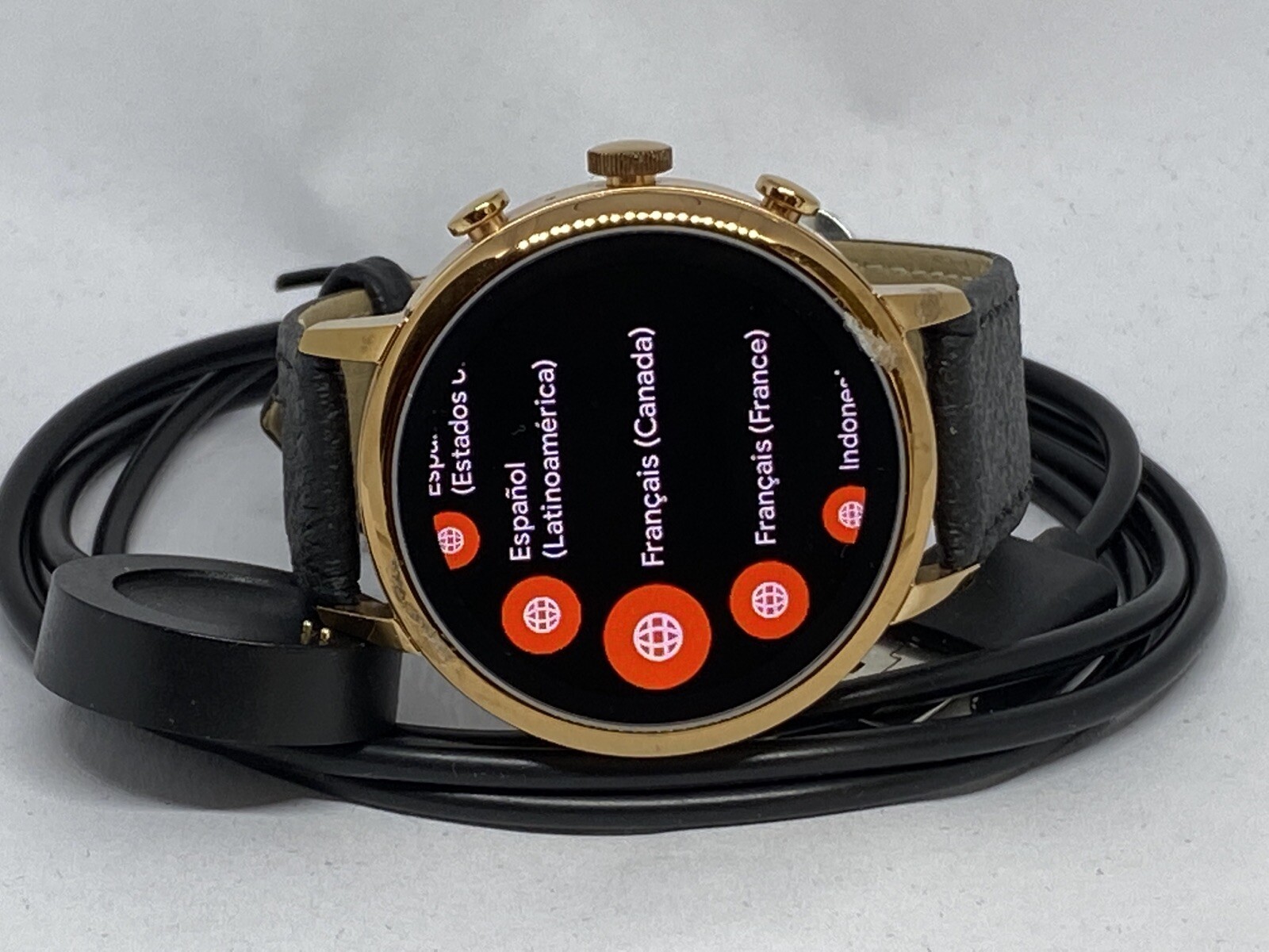 Fossil Gen 4 Authentic Digital Dial Smart Watch Custom Band FTW6018 LT282