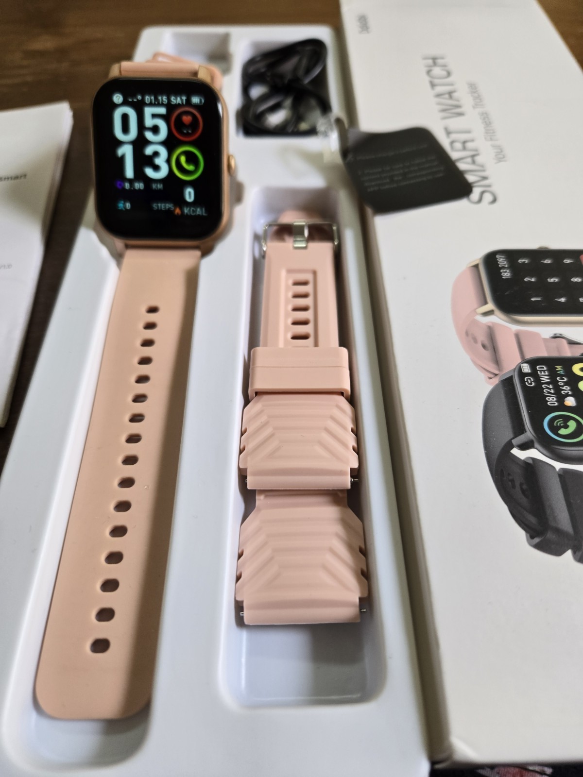 Ddidbi P66 Smart Watch (Answer/Make Call), 1.85″Touch Screen Fitness Tracker