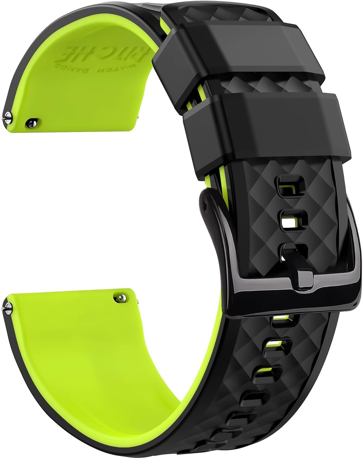 Silicone Watch Bands Case for Men 18mm 20mm 22mm 24mm Quick Release Rubber