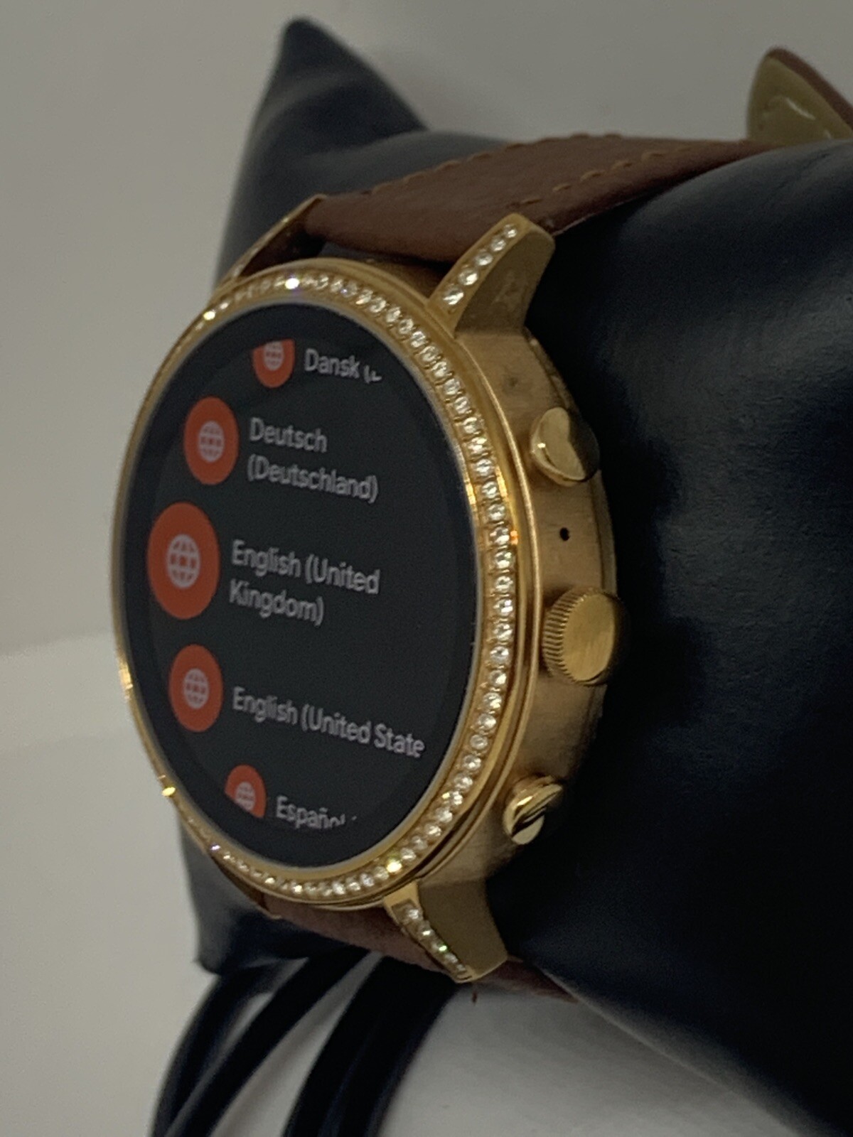 Fossil Gen 4 Authentic Digital Dial Smart Watch Custom Band FTW6015 QT499