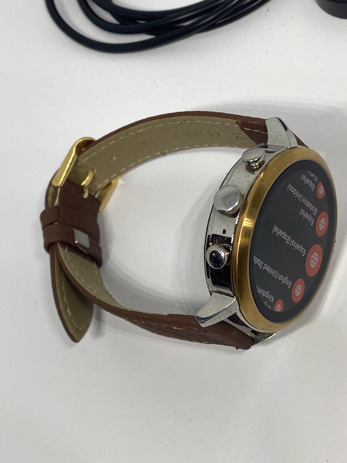 Fossil Gen 4 Authentic Digital Dial Smart Watch Custom Band FTW6016 AB121