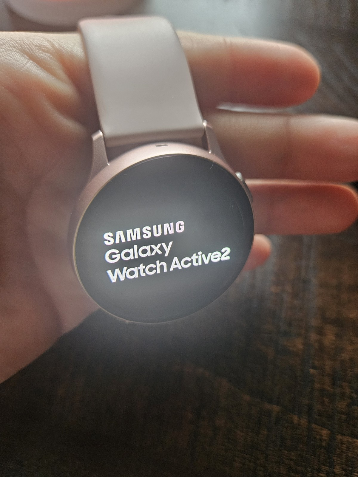 Samsung Galaxy Watch Active2 40mm Pink Aluminum Case, Pink Silicone Band