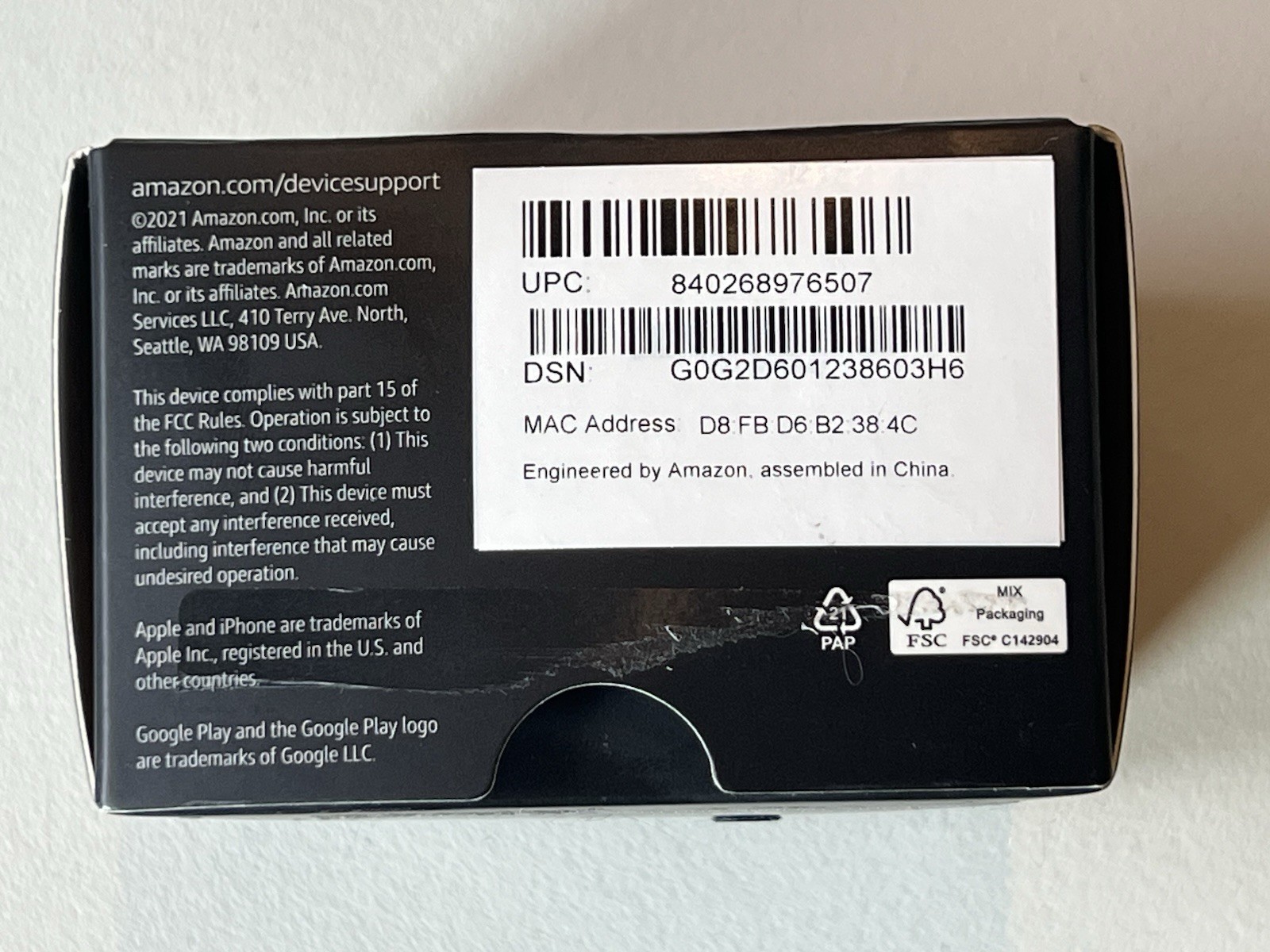 Amazon Halo View Fitness Tracker Watch, Active – Black – Untested *READ*