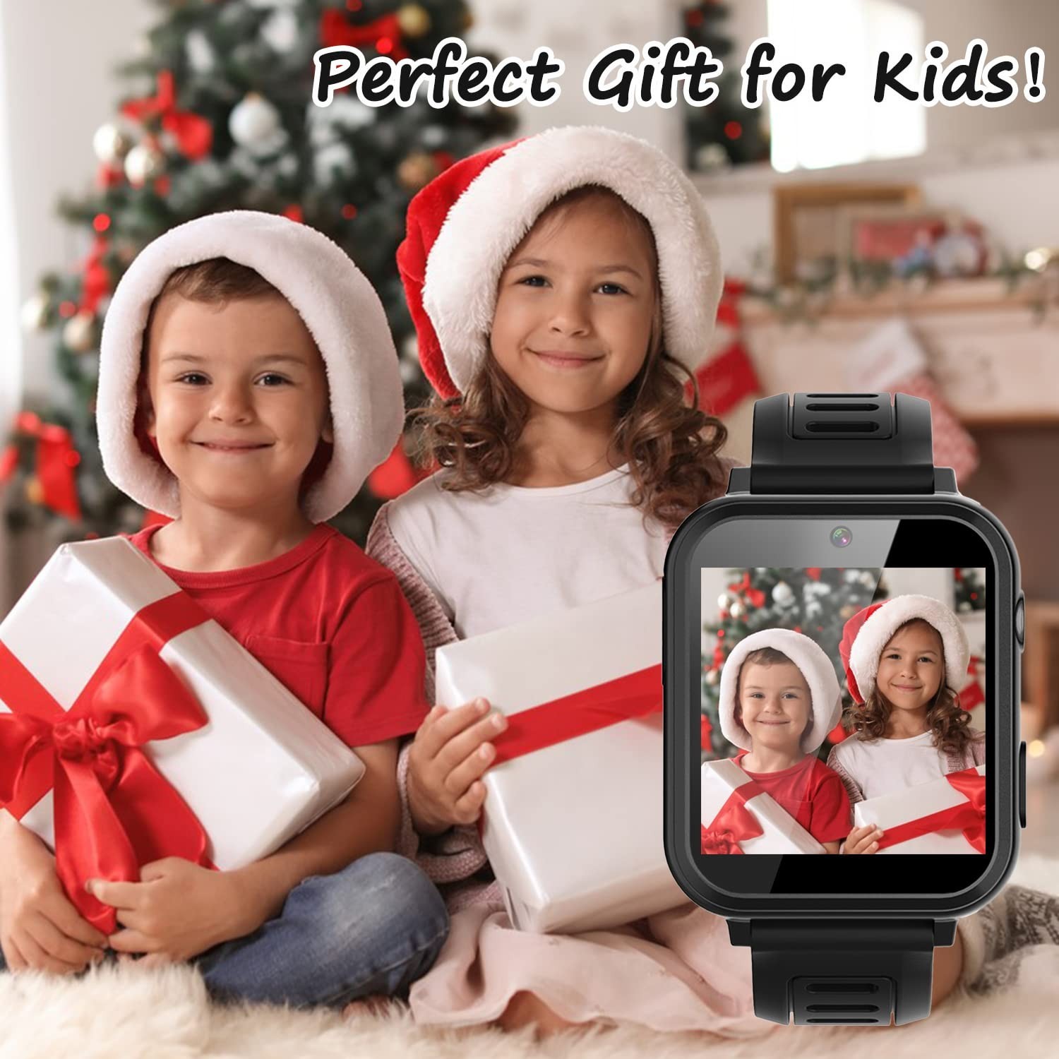 Kids Smart Game Watch with 39 Games, HD Touch Screen, Video Camera, Music Player