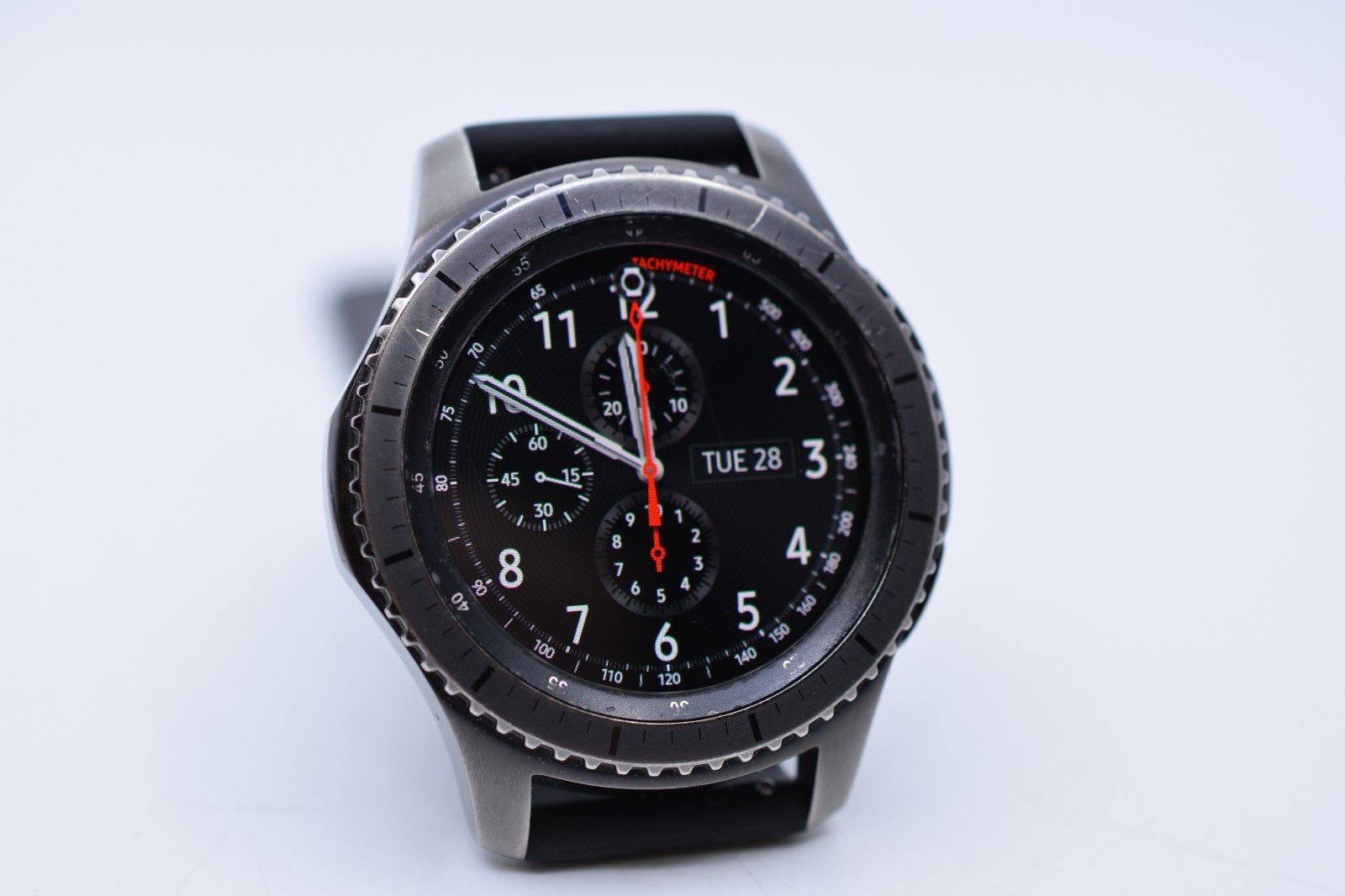 Samsung Gear S3 Frontier Smartwatch Black SM-R765T Stainless Steel 316L 4GB