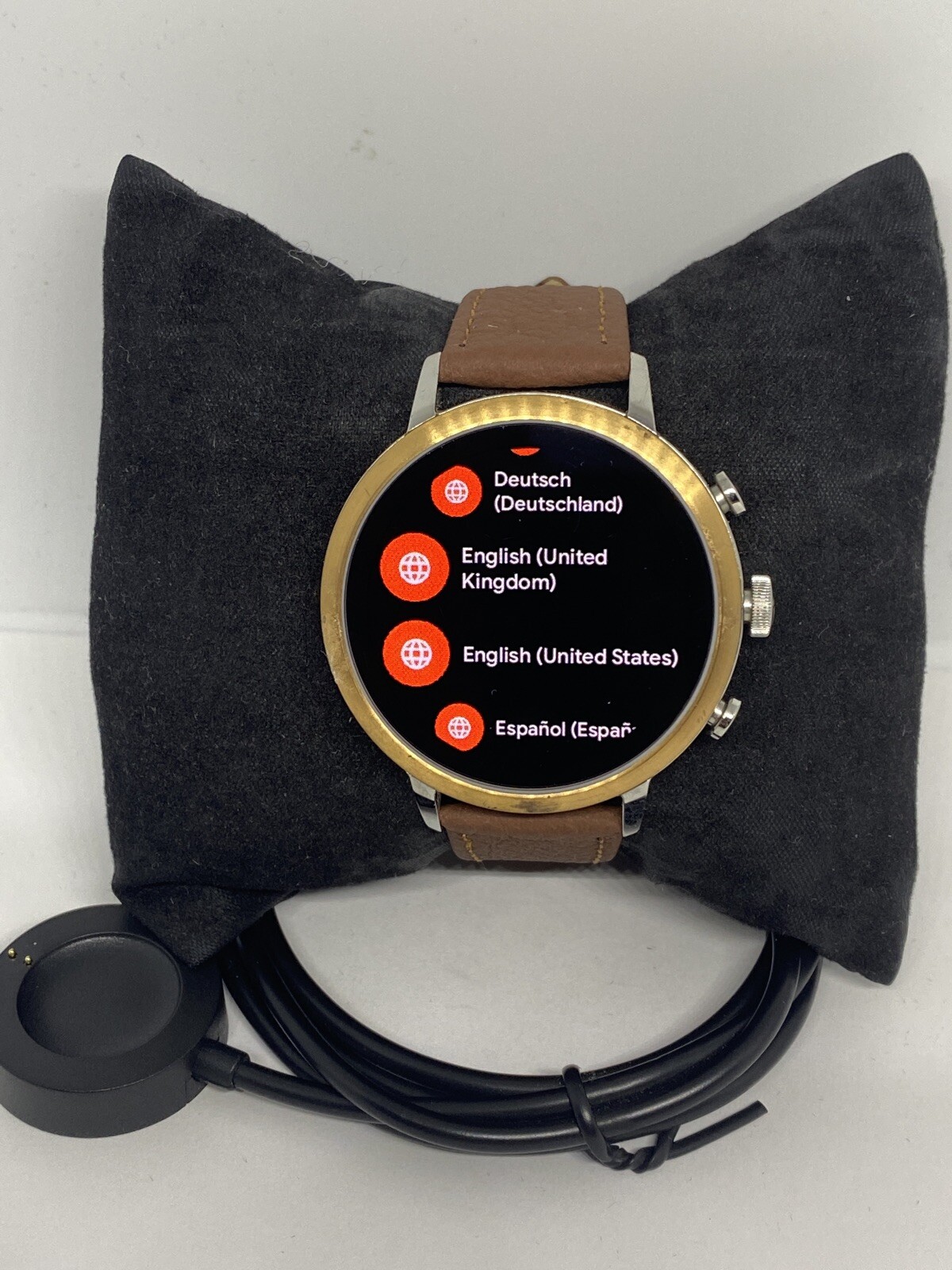 Fossil Gen 4 Authentic Digital Dial Smart Watch Custom Band FTW6016 AB384