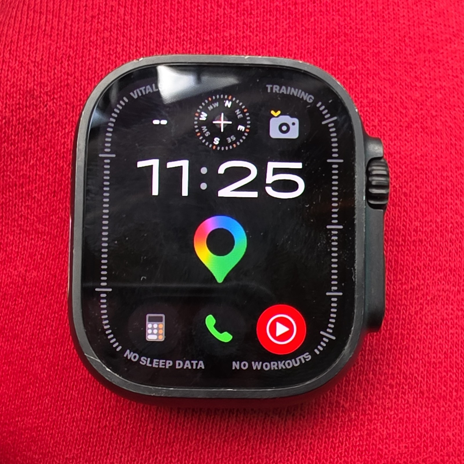 Apple Watch Ultra 3 49mm Black Aluminum Case/Black Silicone Band GPS 32GB