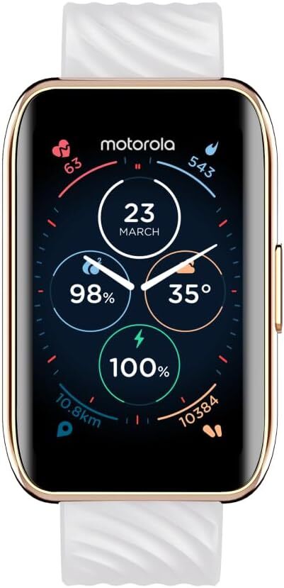 Motorola Moto 40 Bluetooth Smartwatch – Rose Gold – Watch Only MOSWZ40-RG