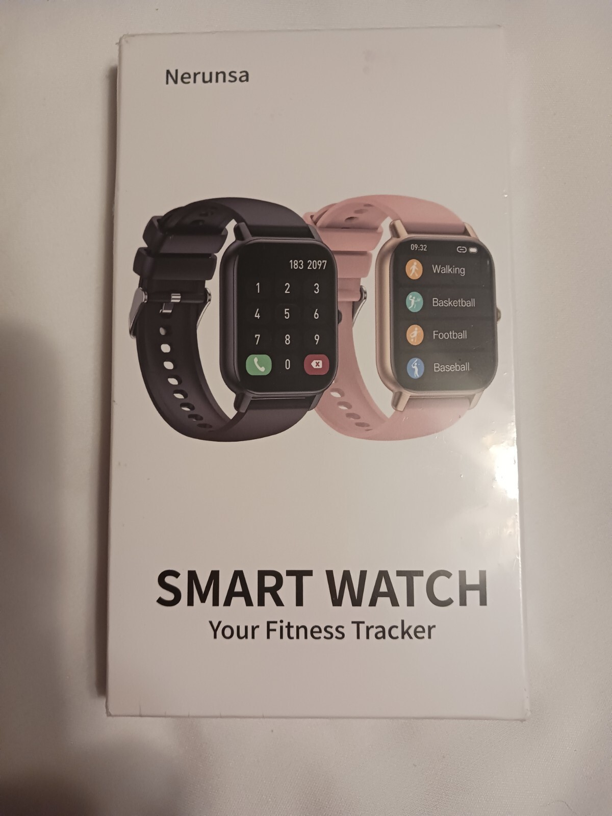 Nerunsa Smart Watch Android & IOS P66D White