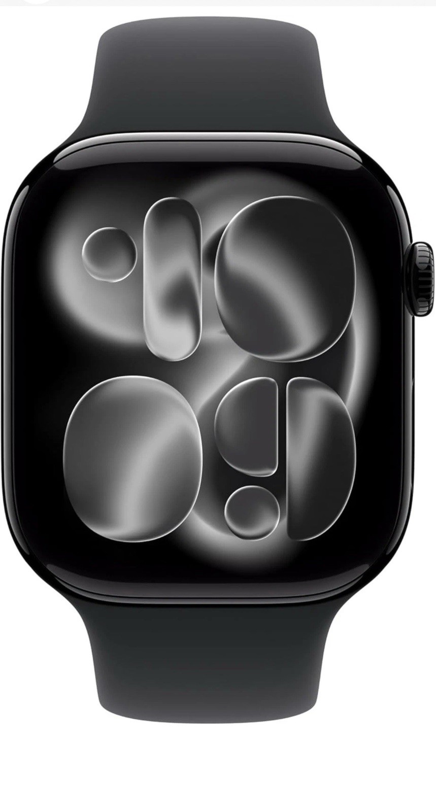 Apple Watch Series 11 Black 46mm GPS+Cell+Health,M/L Black Sport Band.