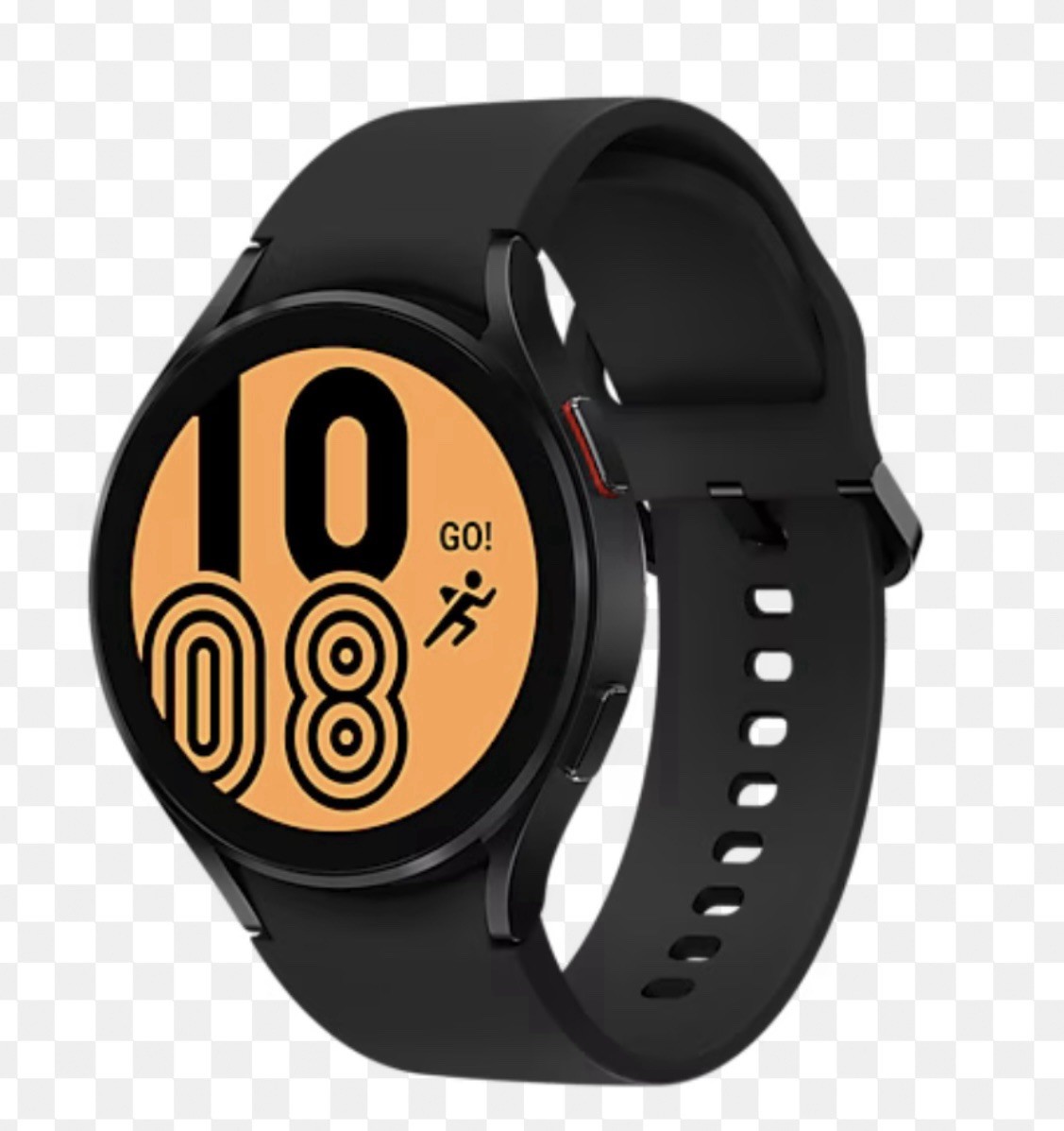 Samsung Galaxy Watch 4 44mm Black Case with Black Silicone Strap (SMR870NZKCXAA)