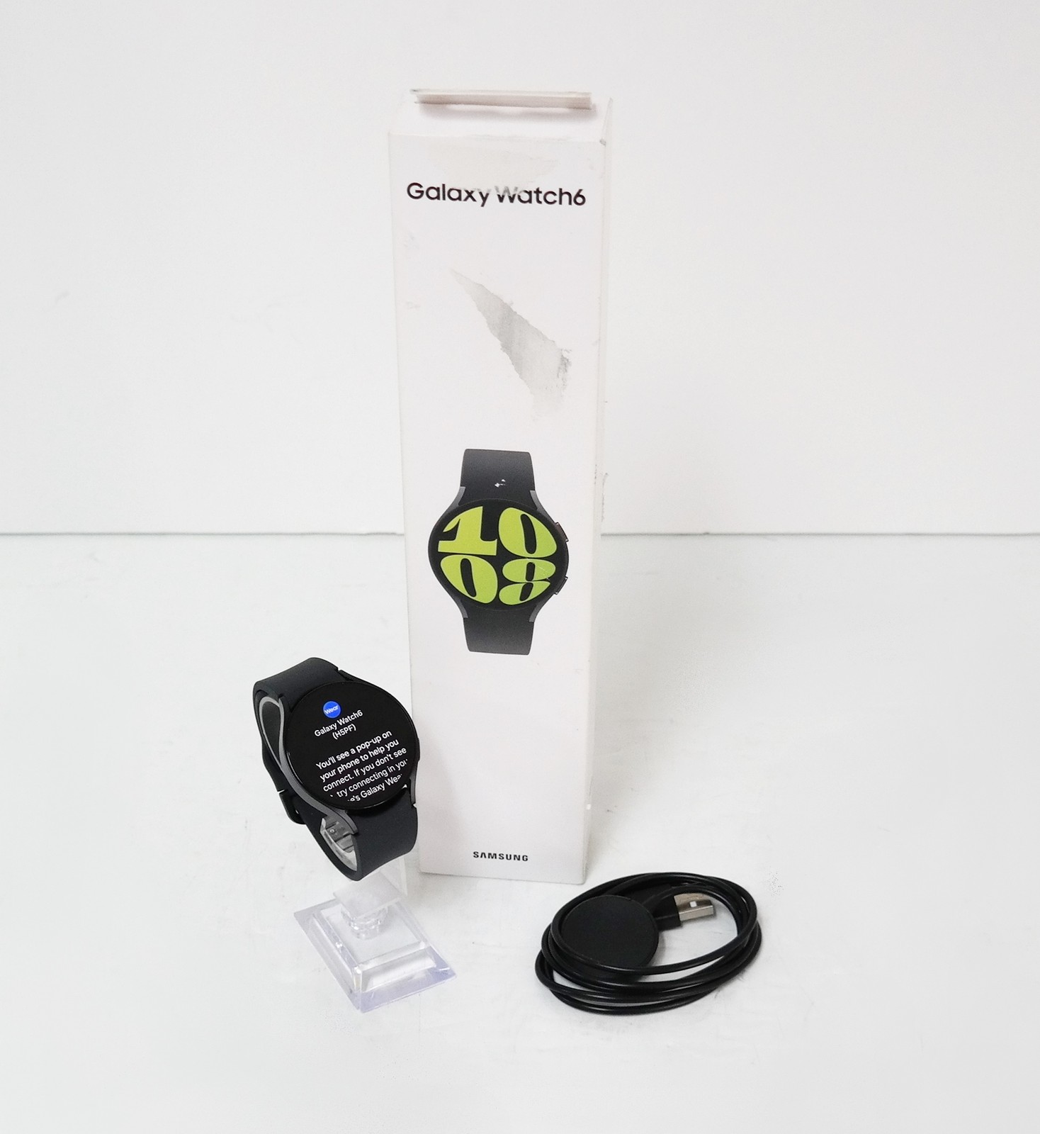 Samsung Galaxy Watch6 SM-R940 44mm Aluminum Case with Sport Band – Graphite