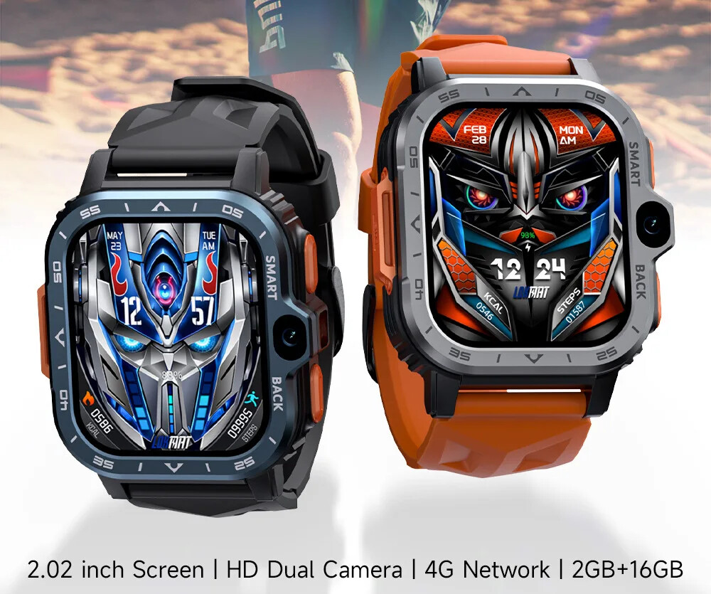 APPLLP 4 MAX Android 4+64GB 2.02″ Waterproof Video Phone Wifi GPS 5MP Smartwatch