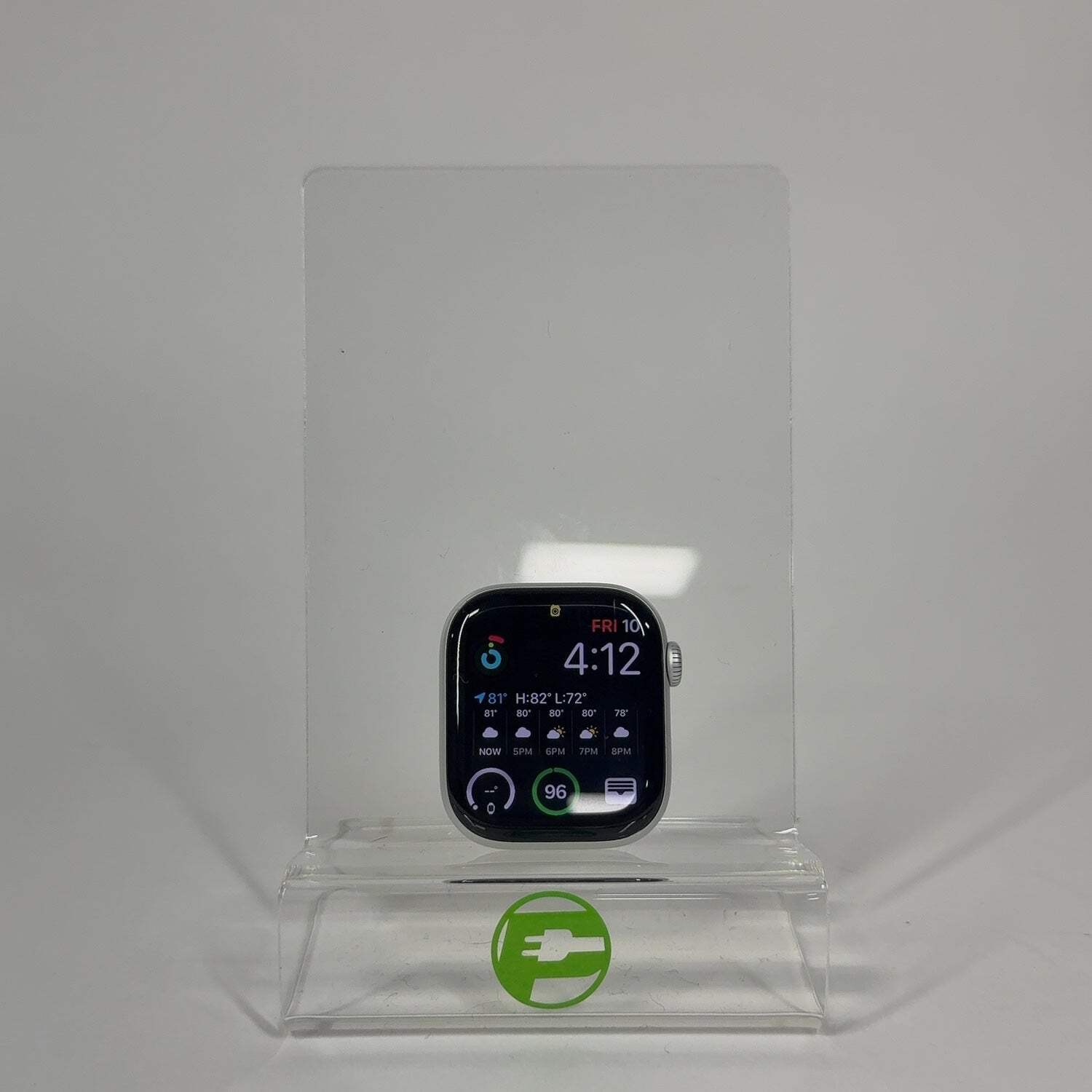 GPS Only Apple Watch Series 10 42MM Silver Aluminum MWWA3LW/A Face Only