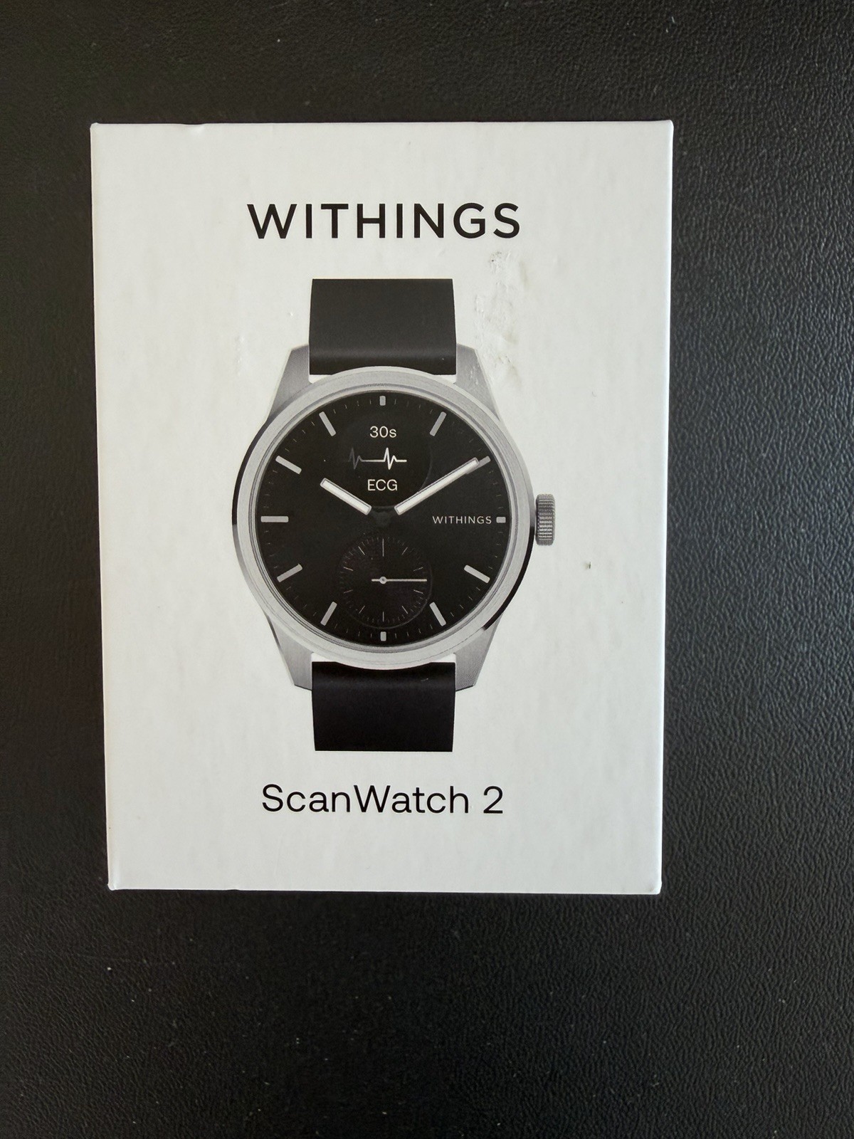 NEW Withings ScanWatch 2 – Heart Health Hybrid Smartwatch – 42mm – Black/Silver