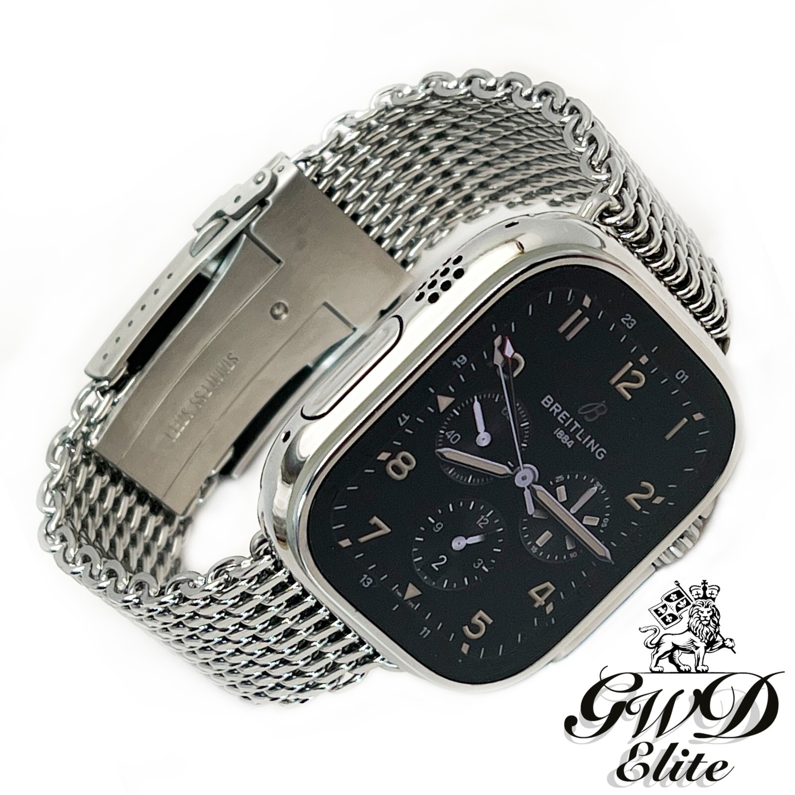 HERMES PolishedApple Watch Ultra 2 Titanium 23mm Breitling