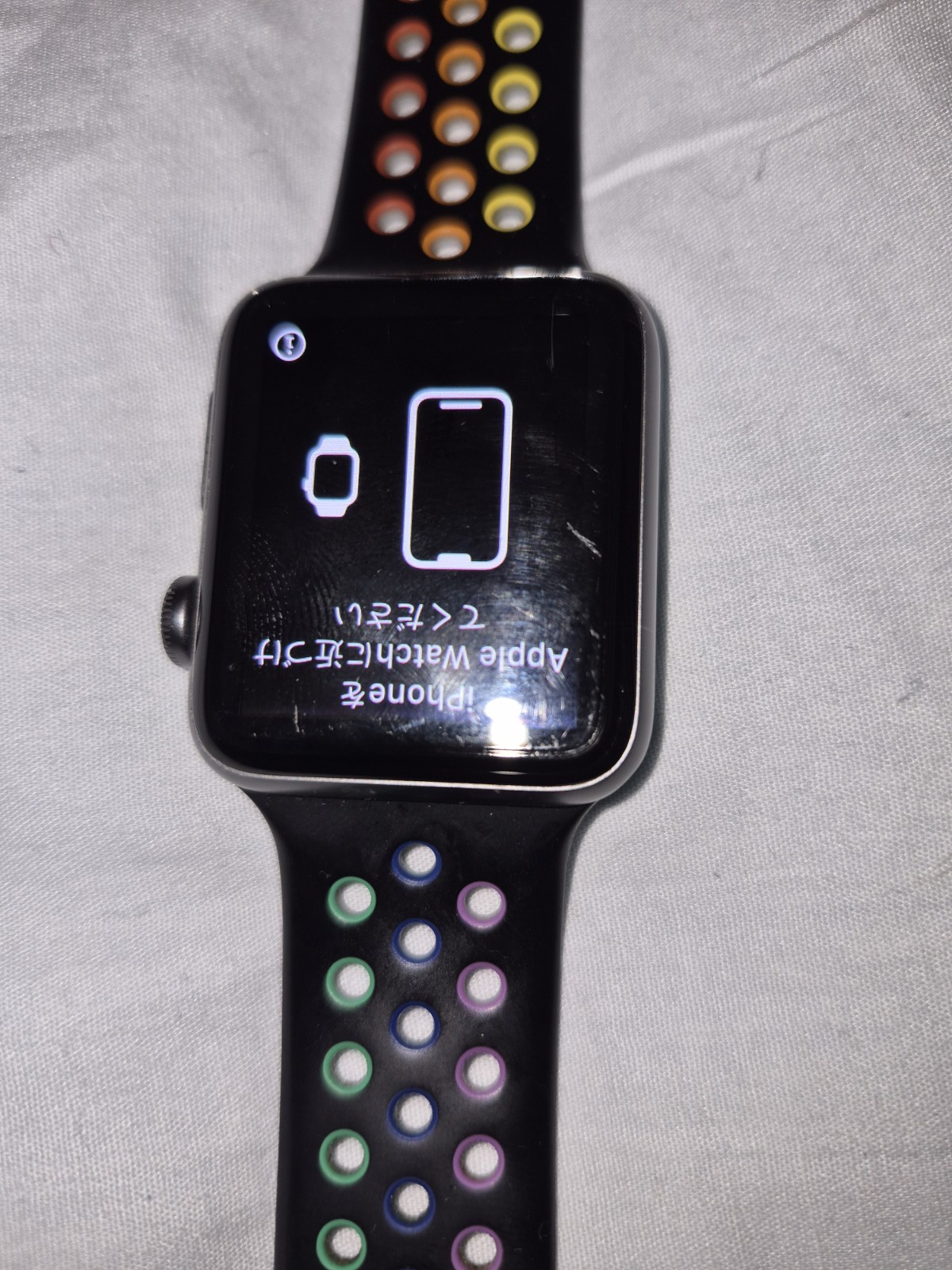 Apple Watch series 3, 2017 black, aluminum 42mm