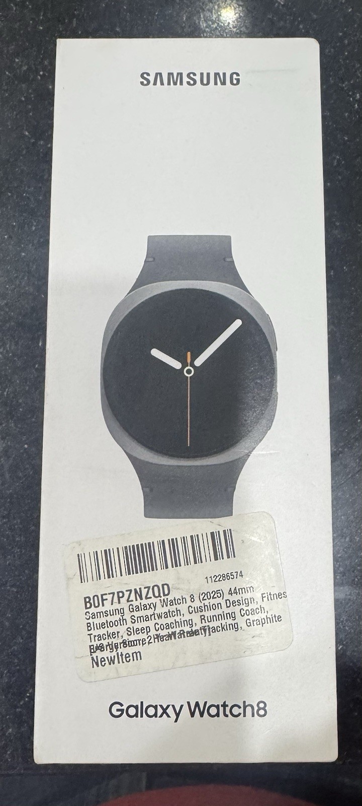 NEW Samsung Galaxy Watch 8 44mm SM-L330 – Graphite – GPS WiFi Bluetooth
