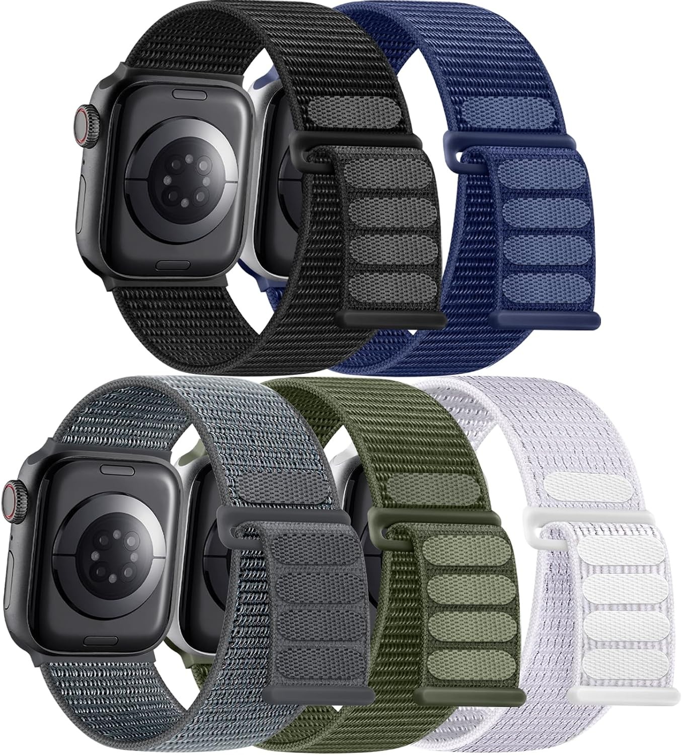 Sport Loop Strap for Apple Watch Series 7 44mm – Compatible Replacement Band