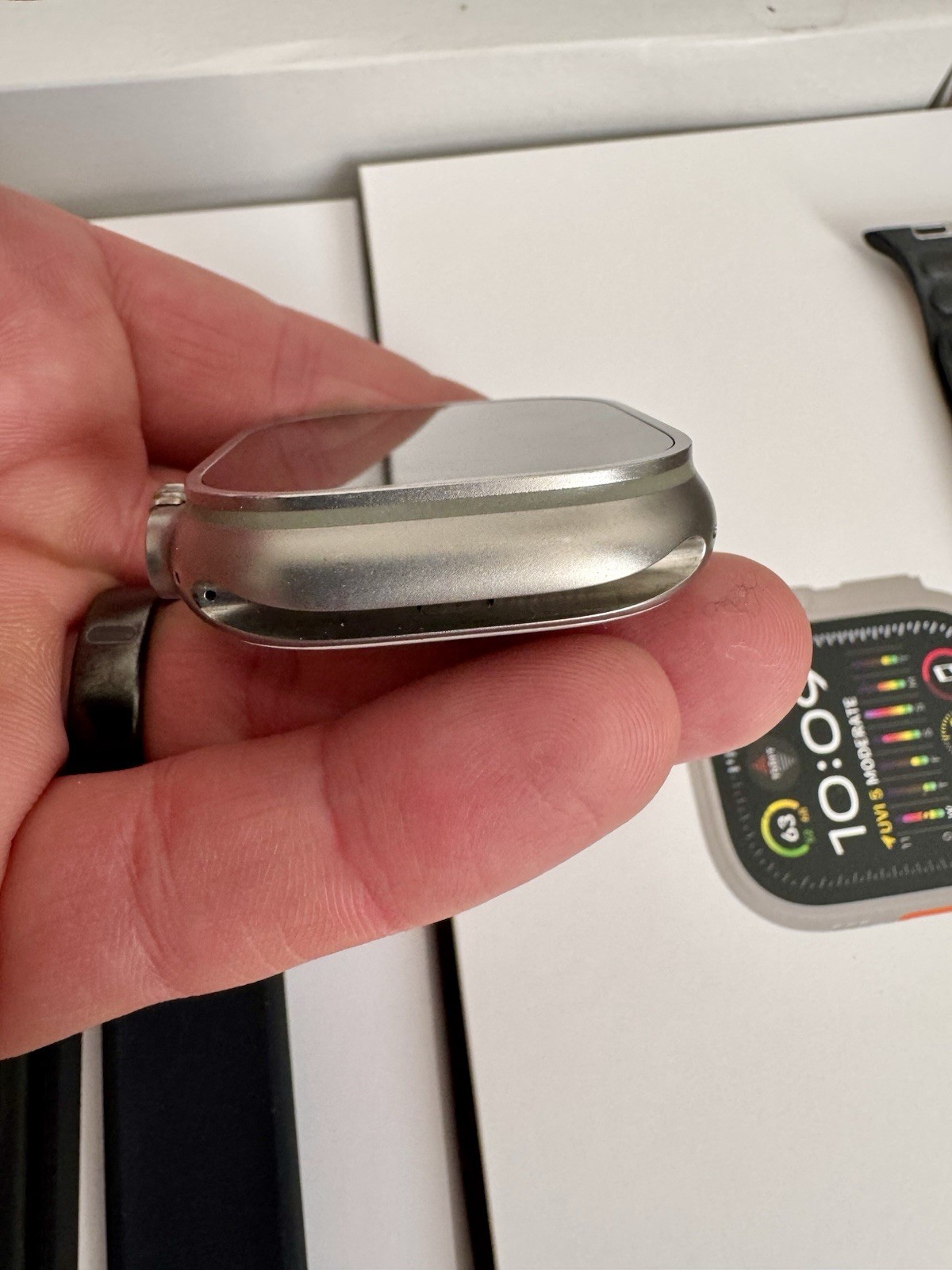Apple Watch Ultra 2 49mm Titanium + Titanium, Leather, Loop Bracelets