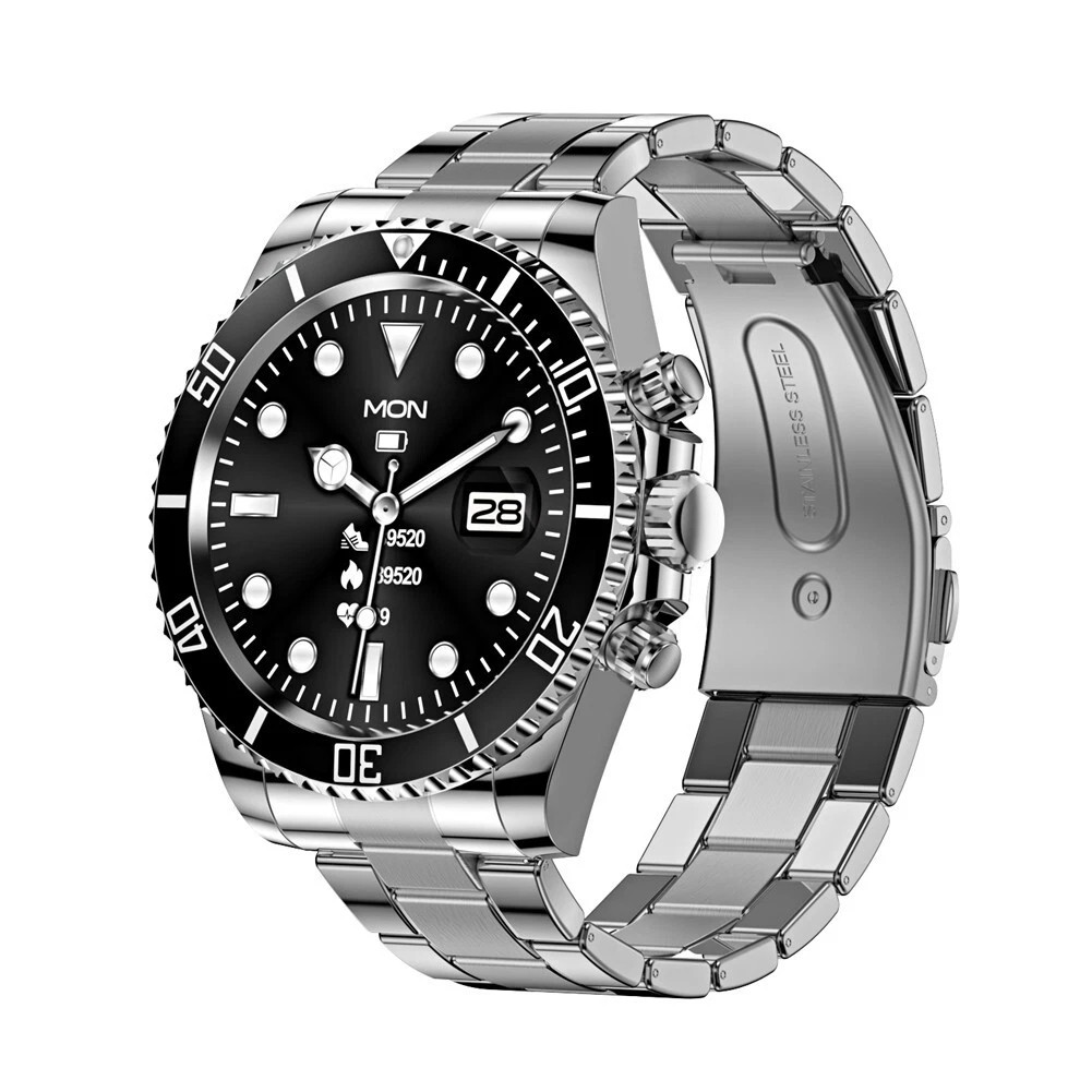 Smartwatch Men’s Watches Stainless Steel Fashion Luxury Watch Health Monitoring