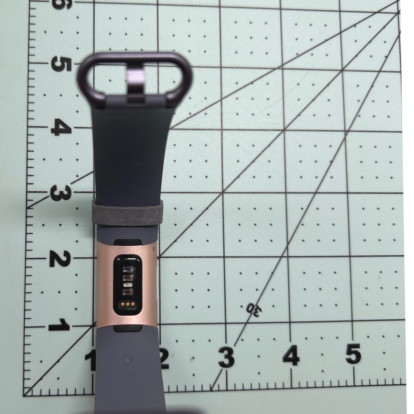 Fitbit Charge 3 Fitness Tracker Rose Gold Blue Gray FB409 Untested Parts Repair